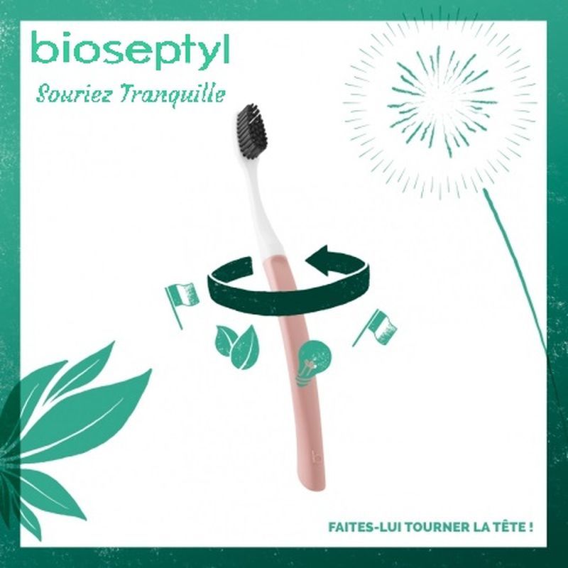 brosse à dents bio bioseptyl recyclé et recyclable éco-responsable fabriqué en France